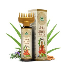 Havintha Jata Amrit Herbal Hair Oil For Men & Women - 100 Ml | Helps Hair Growth, Long, Shiny & Reduces Hair Fall | With Rosemary, Tea Tree, Lavender, Castor Oil, Ratanjot, Neem Leaves