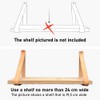 Brute Strength - Leather Shelf Brackets - Natural - Pack