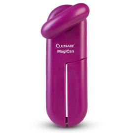 Culinare C10001 MagiCan Opener, Purple, Plastic/Stainless Steel, Manual Can Opener, Comfortable Handle for Safety and Ease