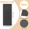 BENECREAT 10 pieces 30 x 12.5 cm PVC printable net,