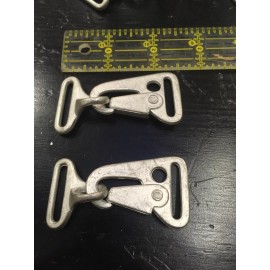 Antique Silver Tone Buckle Hardware