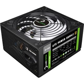 GamePower Gp-650 PC Power Supply Unit: 650W, 80 Plus Bronze Certified, 85% Efficiency, Single +12V Rail, Low Noise 14 CM Fan, Ideal for Gaming PCs, Desktops, ATX, Micro ATX Desktop Computer - Black