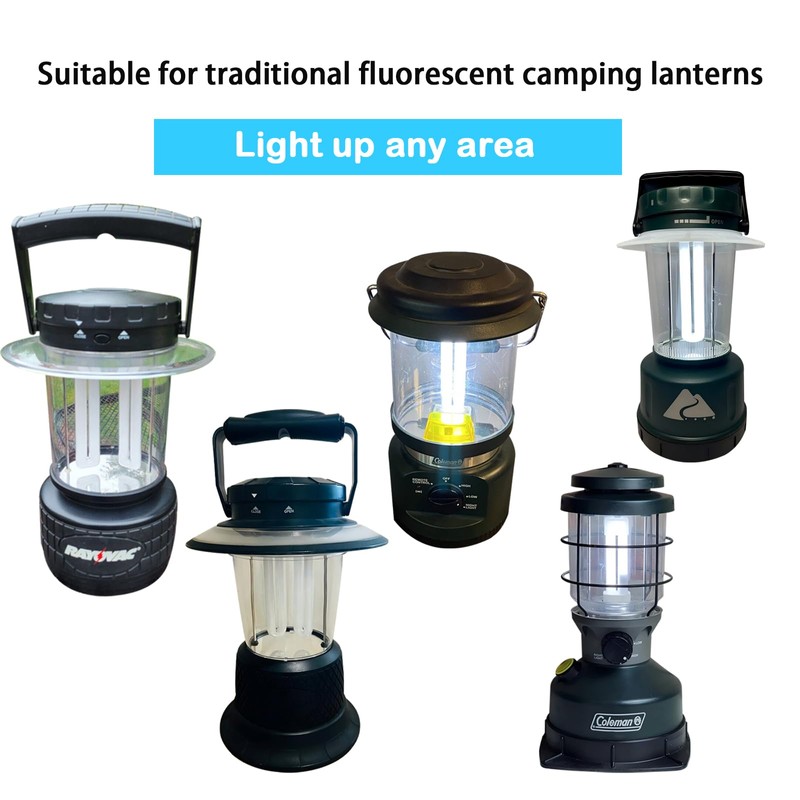KosunRefill FLS/E9W 6400K 2G7 Base Camping Lantern Bulb, Replacement for