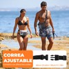 Bonbell Cangurera Transparente Impermeable 2PCS PVC Pantalla Táctil