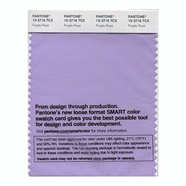 Pantone Cotton Swatch Card Color Standard, Color # 15-3716, Purple Rose