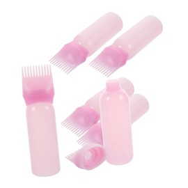 TOVINANNA 6pcs Hair Oil Applicator Bottle Root Comb Hair Dye Applicator Brush Versatile for Salons