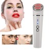 Portable Photon Red Blue Light Facial Hot Compress Massage Anti