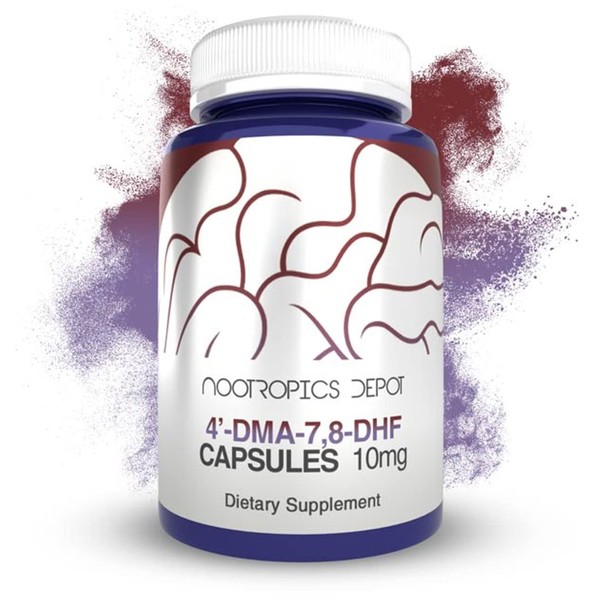 Nootropics Depot 4’-DMA-7,8-DHF Capsules | 8mg | 90 Count | 4'-DMA-7,8-Dihydroxyflavone