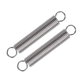 METALLIXITY Extension Springs 1.5x12x80mm 2pcs 304 Stainless Steel Extension Spring Wire for Residential Repair Construction Machinery