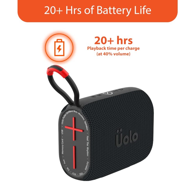 Uolo Pulse GloWave Mini Wireless & FM Radio Speaker[8W] Stereo