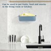 ZJIVQO Sinks Basket Kitchen Colanders Bowl Set Strainer Bowl 2-in-1