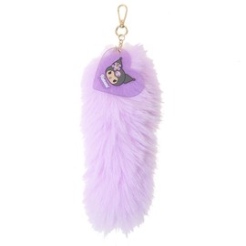 Kamio Japan Sanrio Chromi Key Ring Fur Key Chain/Purple