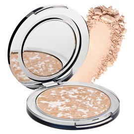 PÜR MINERALS Pressed Setting Powder Balancing Act - Skin-Perfecting Pressed Compact Powder for Smooth & Fresh Natural-Matte Finish - Translucent Setting Powder Makeup for All Skin Tone, Cruelty Free