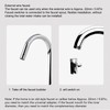 3pcs G1/4 Sink Faucet Diverter Valve High Temperature Resistance Universal