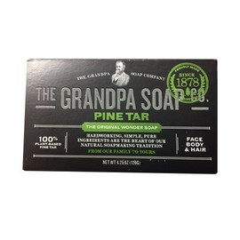 Grandpa Soap Co. Grandpa's Pine Tar Soap 4.25 Ounce (Pack of 2)