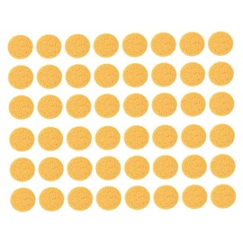 Beavorty 50Pcs Wood pulp sponge Face Cleansing Sponges cosmetic removal pad round makeup Puff sponges for cleaning facial sponges bulk wet and dry wood pulp cotton makeup remover pad Miss