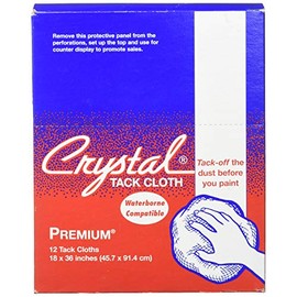 Premium Tack Cloths, Bond Crystal Brand 18" x 36" 12 Cloths Per Box