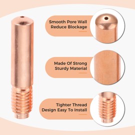 30Pcs Mig Welding Contact Tips 11-35 0.035" Compatible with Tweco Mini/#1, Tweco 180, Lincoln Magnum 100L Amp MIG Welding Gun