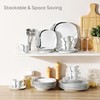 VEWEET, Series Fiona, 30-Piece Dinnerware Sets for 6, White Dishes