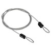 PATIKIL Security Steel Cable 2.5mm x 1m/3.28ft Coated Luggage Lock