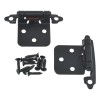 AOMINOHOMA 20x 1/2" Cabinet Hinges Overlay Self Closing Semi Partial