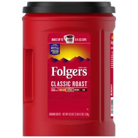 Folgers Ground coffee (select variety below) - Decaffeinated Classic Roast Coffee