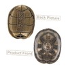 Garneck Turtle Shell Shaking Hexagram Turtle Shell Luck Charm Sculptures