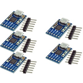 5pcs CJMCU CP2102 Micro USB to UART TTL Module 6-Pin Serial Converter