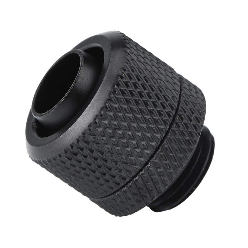 ASHATA Water Cooling Compression Fitting 2PCS G1/4 Thread Flexible Tube