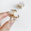 10 Pcs Small Pearl Hair Clips Mini Pearl Claw Clips