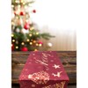 Second Ave Red & Gold Christmas Table Runner Dining Table
