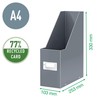 Leitz Magazine File Holder, A4, Cardboard Document Storage Box with