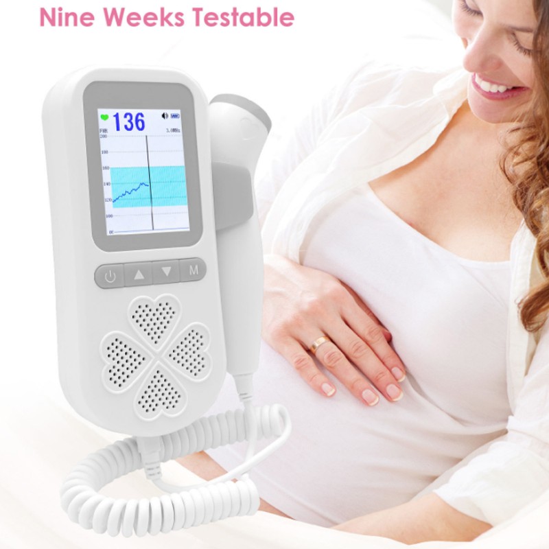 Fetal Heartbeat Monitor 3 Modes Accurate Measurement Noise Reduction Heart