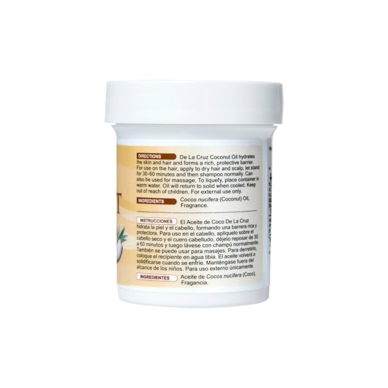 De La Cruz Coconut Oil, No Parabens or Artificial Colors,