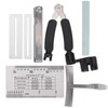 Guitar Tool Set Including Sander Radius Gauge String Action Ruler