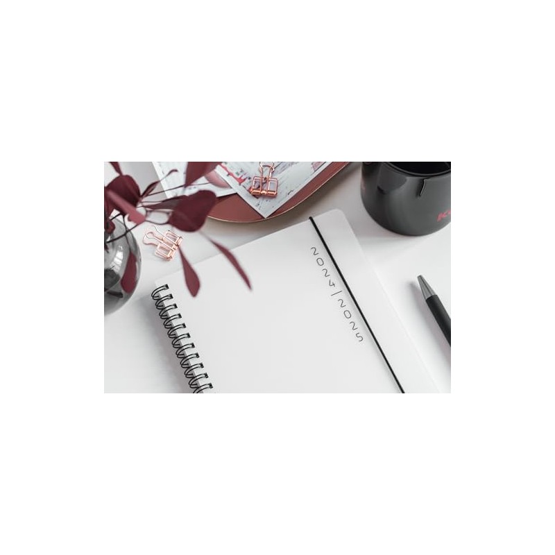 BRUNNEN School Diary (2024/2025) "Plain White", 2 Pages = 1