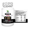 Maca Negra, Black Maca 100 Cápsulas, Calidad Premium Sabor Natural