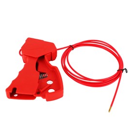 Adjustable Cable Lockout Industrial Valve Shutdown Tagout Stainless Steel Safety Lock