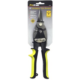 Pro-Grade Tools 31681 Aviation Tin Snips Straight - yellow grip