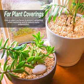 45LB Aquarium Gravel Mix Rocks for Succulent,Cactus Bonsai DIY, Gravel for Terrarium, Fairy Gardening, Top Dressing （6mm-8mm）