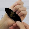Black Lightning Logo Double-Sided Oval Nail File Emery Board Set