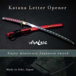 Wablade Mini Japanese Samurai Katana Sword Paper Knife Letter Opener 8.3 inch (Tokugawa Ieyasu)