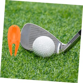 GANAZONO 8pcs Golf Divot Fork Durable Divot Repair Tool for Golfing Training Portable Colors White Orange Essential Golf Accessory