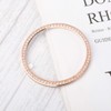 Gatuida 46mm Bezel Protector Crystal Diamond Cover Alloy Bezel Ring