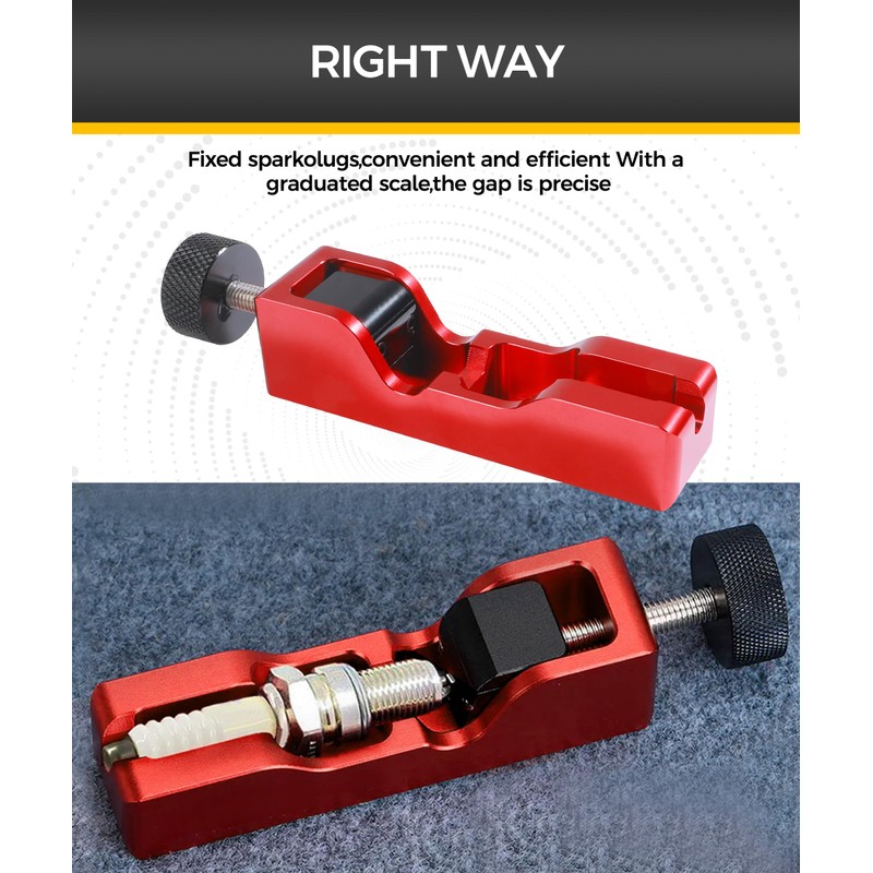 iolory Spark Plug Gap Tool,Automotive Tools,Universal Spark Plug Gapping Adjustment