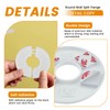Aifeier ET 5pcs Round Wall Split Flange, Buckle Design Escutcheon