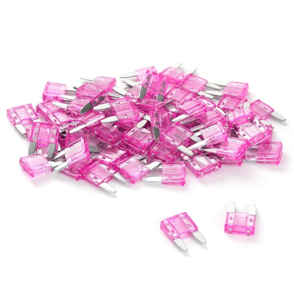 (60Pcs) 3 Amp Mini Car Fuses, 3A Automotive Fuses, Blade