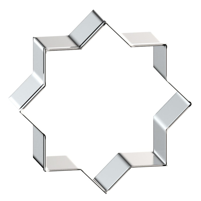 8 Point Star Cookie Cutter Set - Eight Pointed Islamic