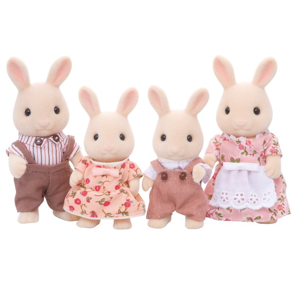 Epoch Sylvanian Families Family Doll set Milk Rabbit Family FS-09