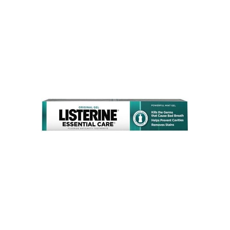 Listerine Essential Care Toothpaste Gel 4.20 oz (Pack of 4)